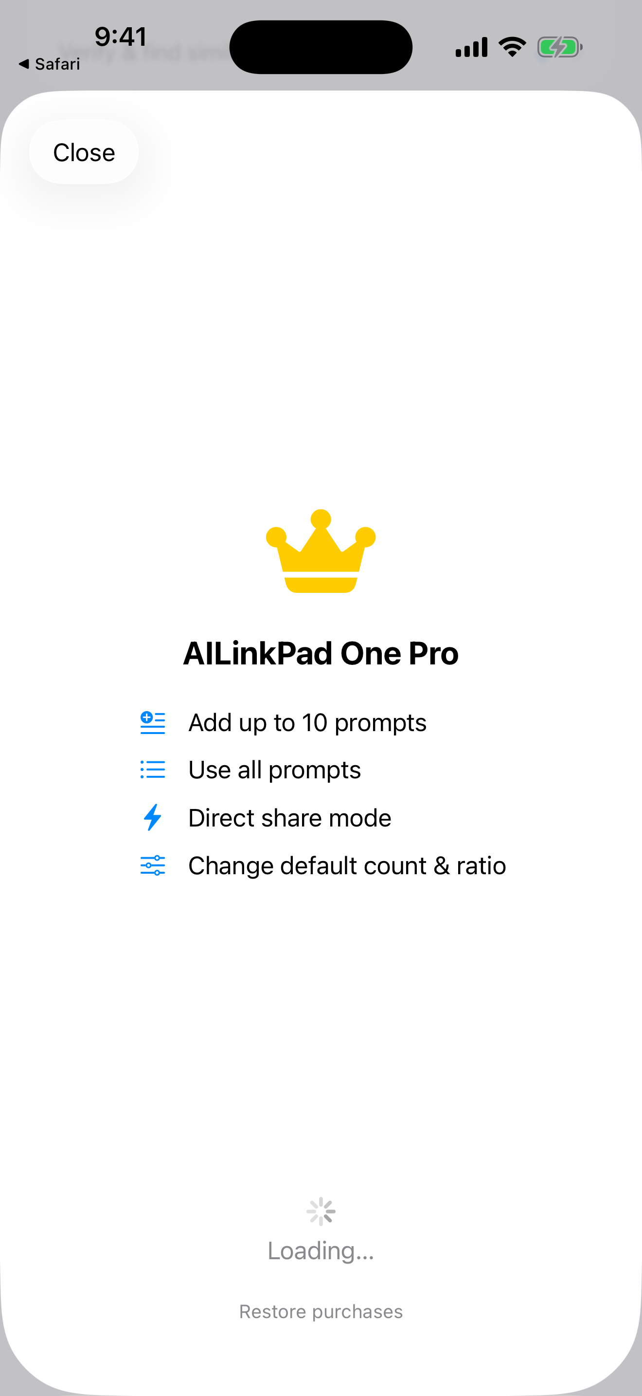 AILinkPad One iOS — upgrade to Pro