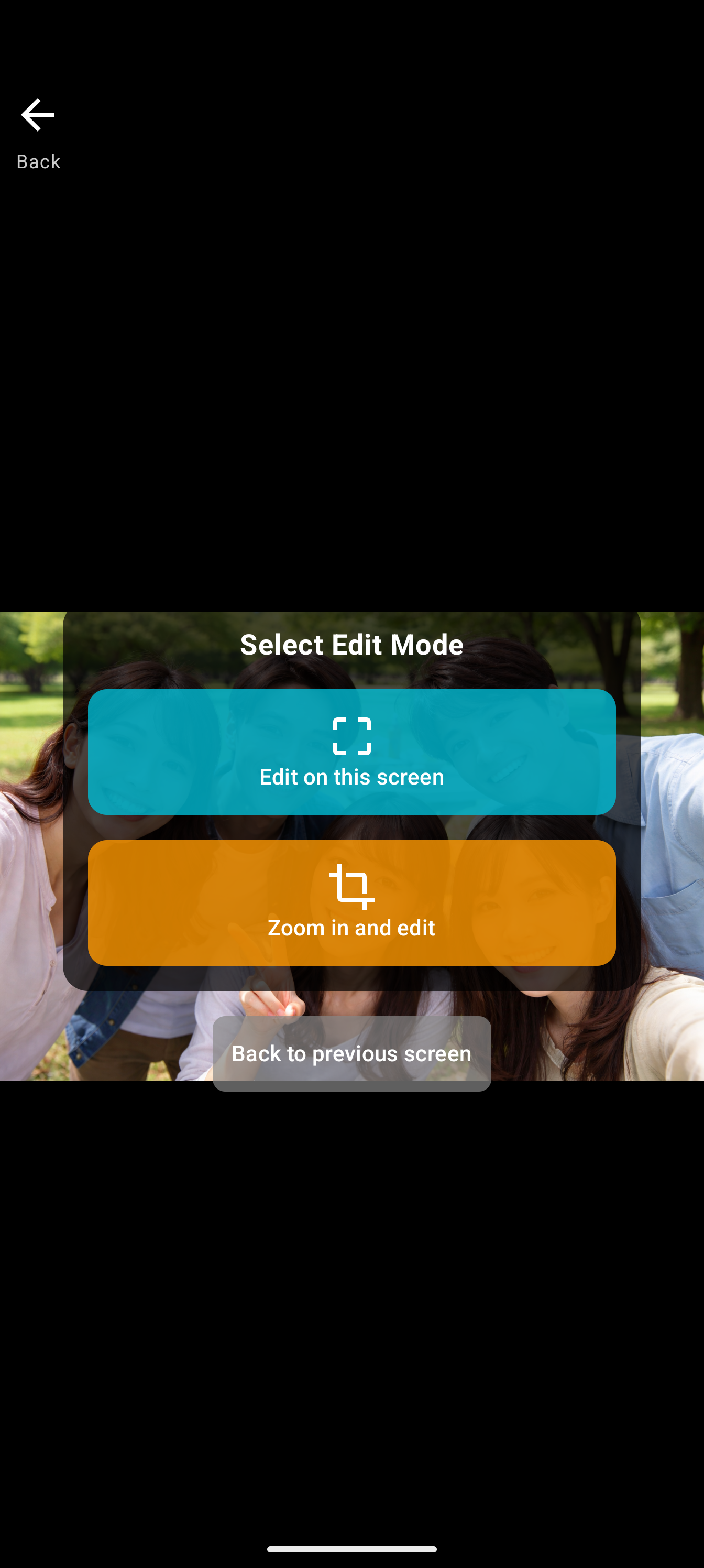 PrivaPic — quick area selection with zoom